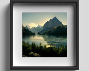 Days by The Lake - Print