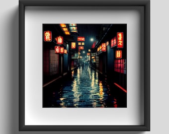 Raining in Tokyo - Print