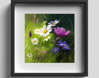 Wildflowers - Spring - Close-up - Print