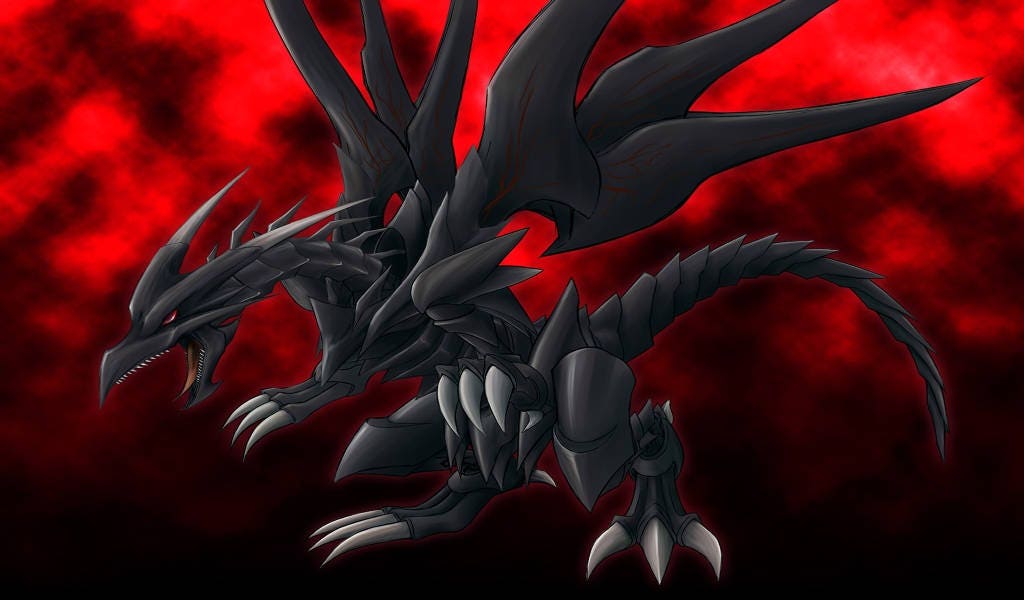 Yugioh Red Eyes Black Dragon 2 Playmat Etsy