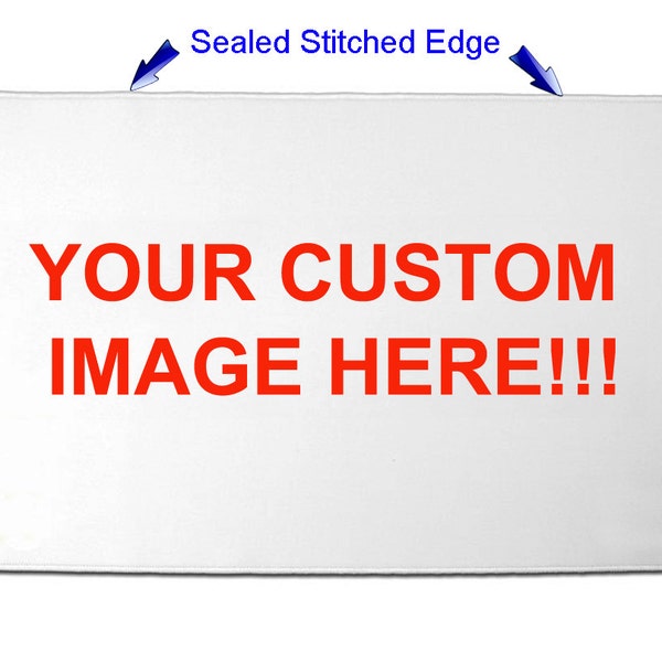 CUSTOM Playmat w/ Stitched Edge Play Mat Mouse Pad Any Image You Want!!