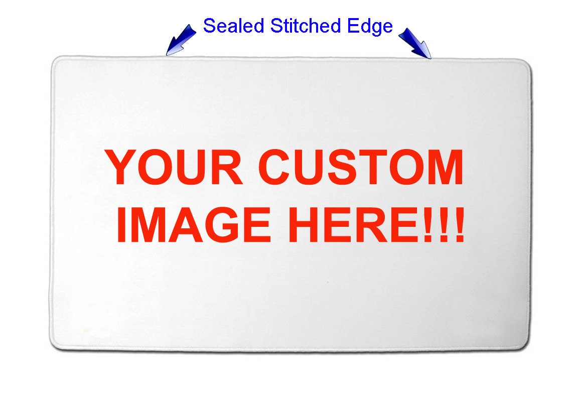 Your CUSTOM Playmat w/ Stitched Edge Lock Any Image You Want Etsy