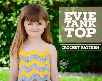 Crochet Evie Tank Top PATTERN | Crochet Tank Top Pattern | Tank Top Pattern | Instant Download Pattern