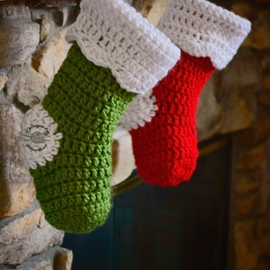 Crochet Chunky Christmas Stocking PATTERN Crochet PATTERN Instant ...