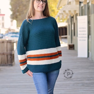 Ashley Pullover PATTERN | Crochet Cardigan Pattern | Crochet Shrug Pattern | Sweater Pattern | Shrug Pattern | Instant Download Pattern