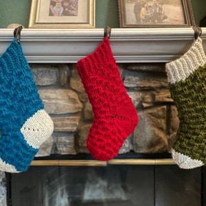 Knit Bella Christmas Stocking PATTERN Knit Pattern Knitting Pattern Knit Stocking Pattern Instant Download Pattern image 7