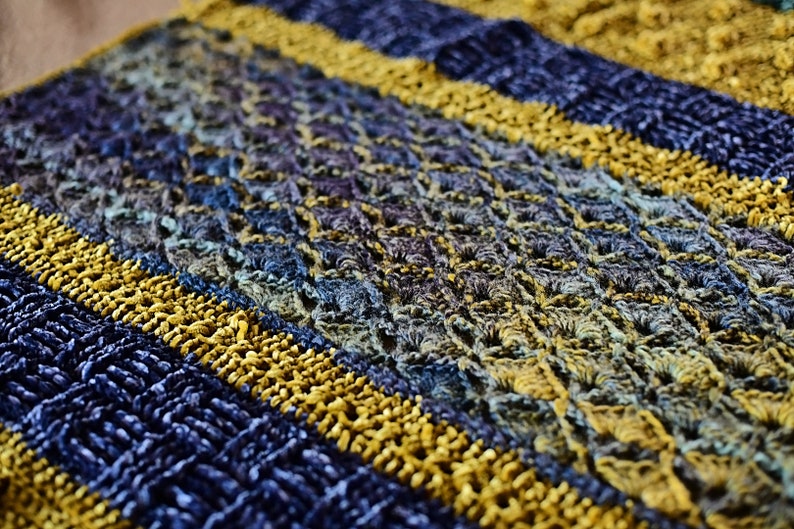 Velvet Moon Throw Blanket PATTERN Crochet blanket Pattern Blanket Pattern Throw Blanket Instant Download Pattern image 4