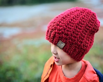 MODELLO Slouch costiero all'uncinetto / Modello all'uncinetto / Cappello a cuffia / Berretto a maglia / Cappello all'uncinetto / Download istantaneo