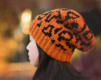 帽子 TENDERLOIN CROCHET NAVY Chunky Crochet Hat, Womens Hat, Mens Hat, Winter Hat