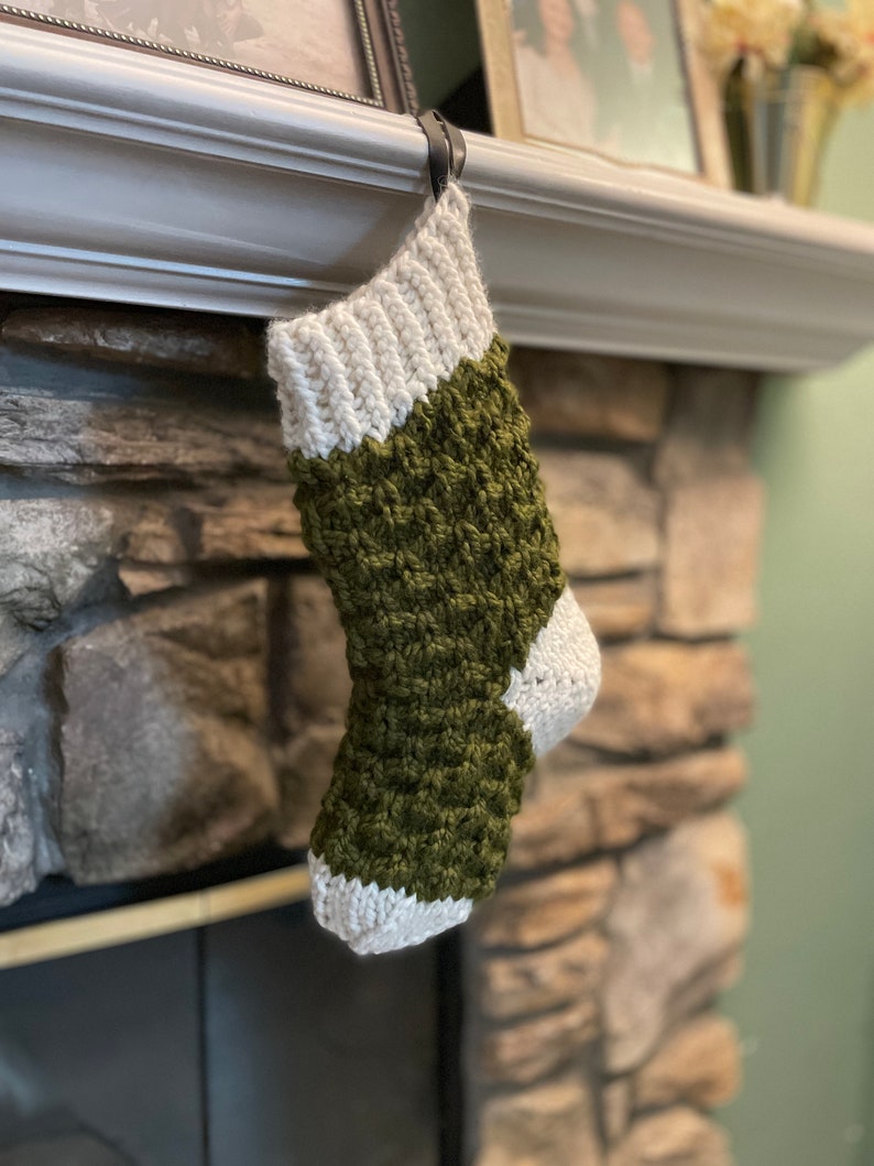 Knit Bella Christmas Stocking PATTERN Knit Pattern Knitting Pattern Knit Stocking Pattern Instant Download Pattern image 6