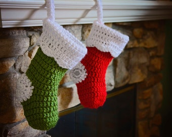 Crochet Chunky Christmas Stocking PATTERN | Crochet PATTERN | Instant Download Pattern | Christmas Stocking