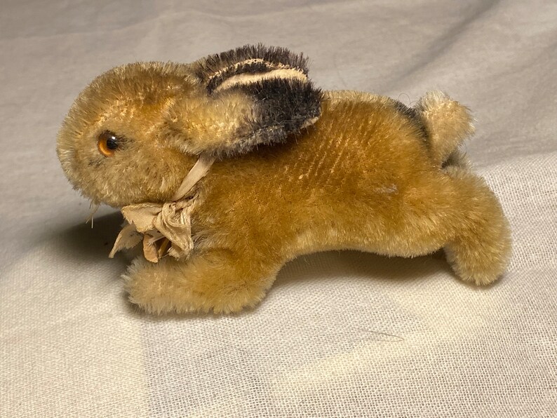 Steiff Brown Rabbit Steiff Running Bunny Rabbit - Etsy
