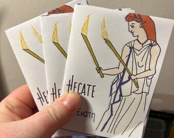 Greek Goddess Hecate mini zine