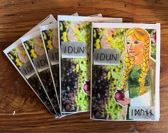 Viking Goddess Idun mini zine