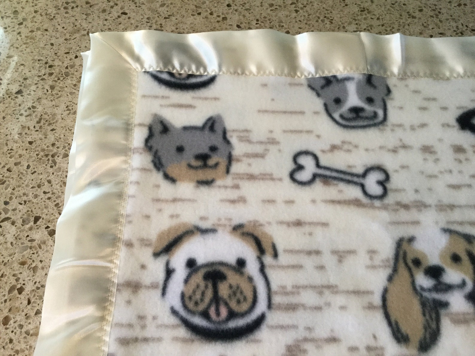 Handmade fleece pet blanket cute dogs Etsy
