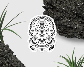 RAINBOW TEARS Cherokee Native American Proverb Quote Sticker