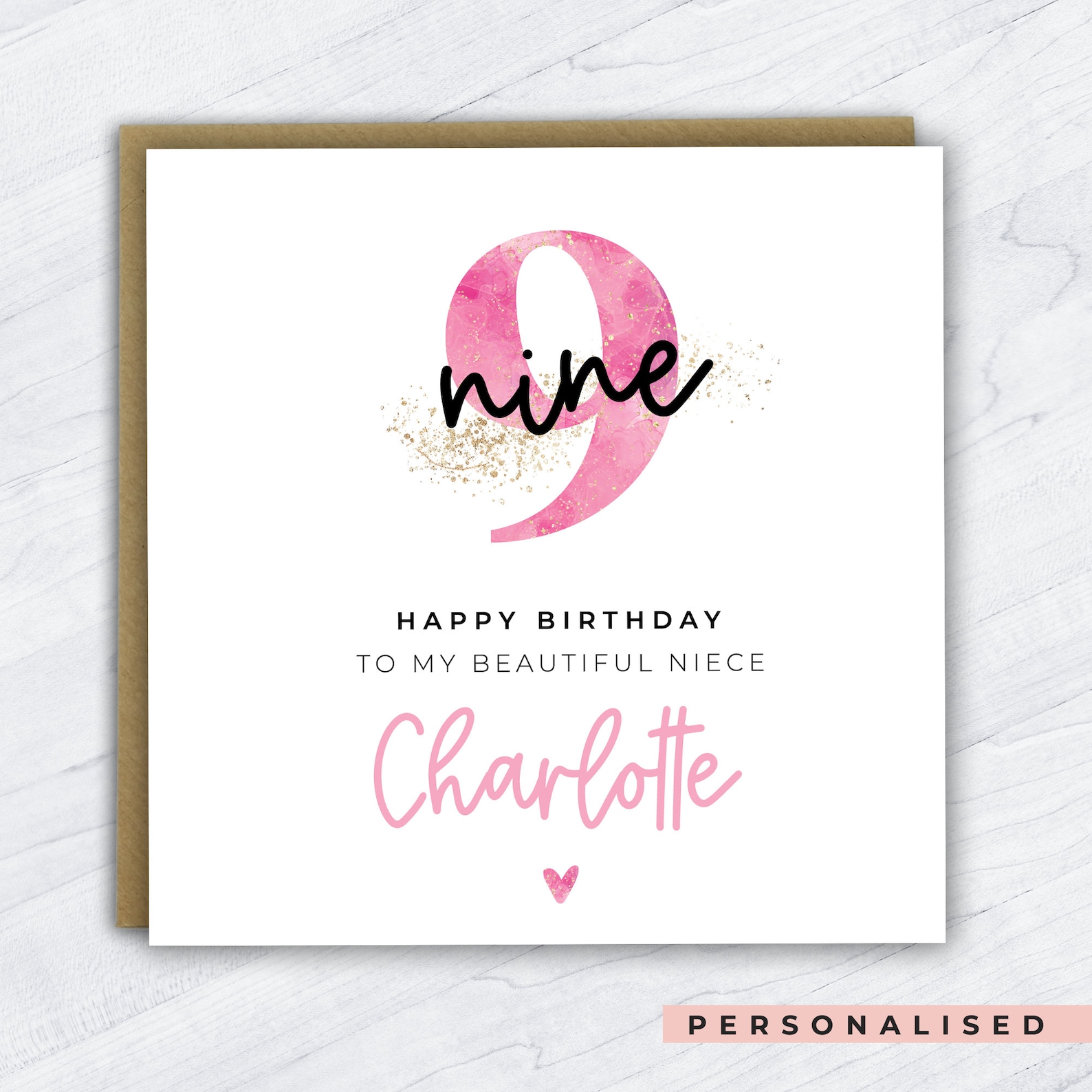 Happy Ninth Birthday Candle. Girl Greeting Card With Cute Fairy Tale Holding Nine Number Vector Background Image356666162 - View #7