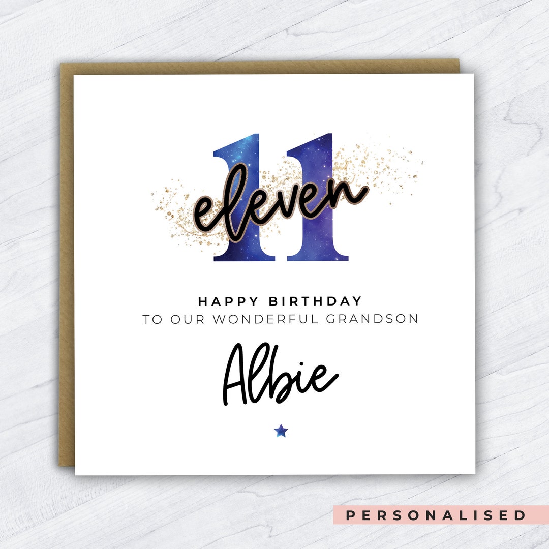 Personalised Boys 11th Birthday Card 11th Birthday Card For Boys Age personalised-boys-11th-birthday-card-11th-birthday-card-for-boys-age