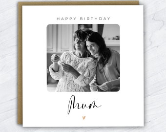 Personalised Happy Birthday to my Mum Card, Personalised Photo Card for Mum, Happy Birthday to Mum, Photo Card for Mum, Mama, Mam, Mom