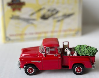 Matchbox Collectibles - 1955 Chevrolet Advance Pickup - Matchbox Memorabilia - Models of Yesteryear - Toy Truck - Red Pickup Truck - YSC02-M