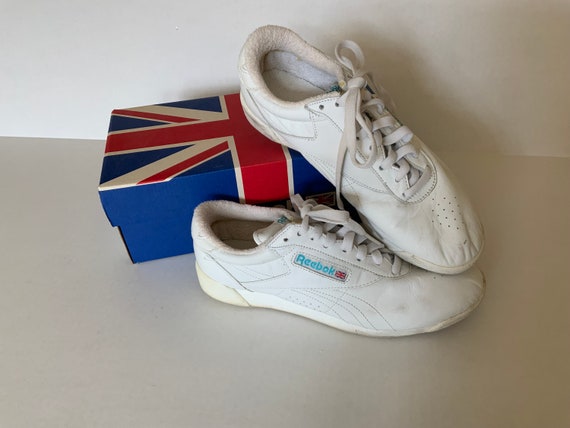 Vintage Reebok Freestyle Low Tennis Shoes, Ladies… - image 2