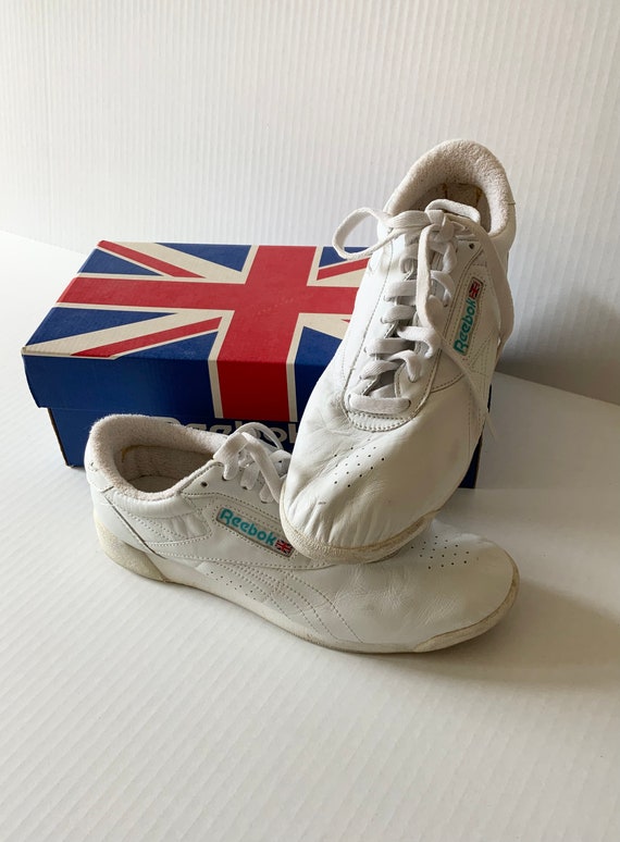 Vintage Reebok Freestyle Low Tennis Shoes, Ladies… - image 3