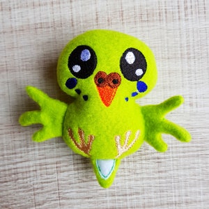 Budgie Bird ITH Embroidery Machine Pattern