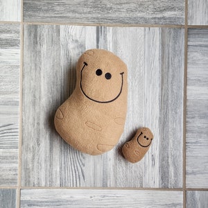 Potato Spud Vegetable Stuffie ITH Embroidery Machine Pattern