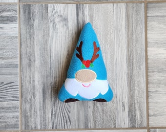 Reindeer Gnome Dwarf Stuffie ITH Embroidery Machine Pattern