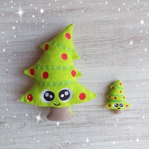 Christmas Tree Stuffie ITH Embroidery Machine Pattern