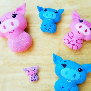 Belly Button Buddy: Piggy ITH Embroidery Machine Pattern