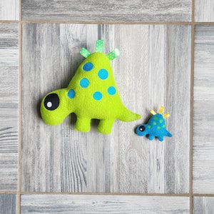 Dino Dinosaurier Stuffie ITH Stickmuster Maschine