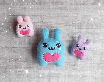 Knubbig påskhare kanin stuffie ITH broderimaskinmönster