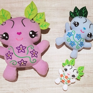 Woodland Pixie Stuffie ITH Embroidery Machine Pattern