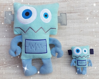 Robot Stuffie ITH Embroidery Machine Pattern