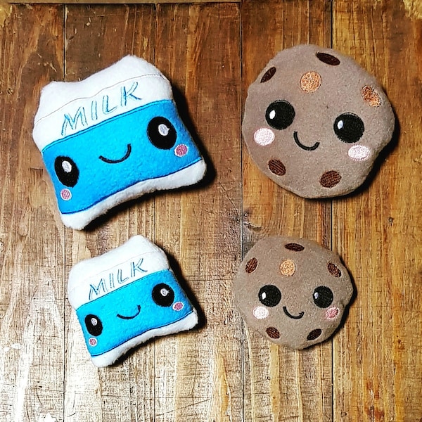 Milch & Cookies Stuffies ITH Stickmaschine Muster