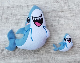 Shark Stuffie ITH Embroidery Machine Pattern