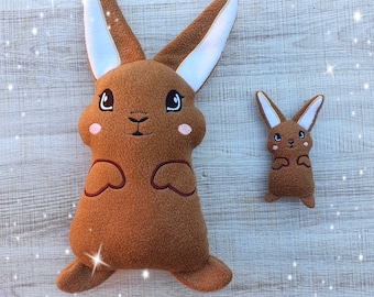 Bunny Rabbit Stuffie ITH Embroidery Machine Pattern