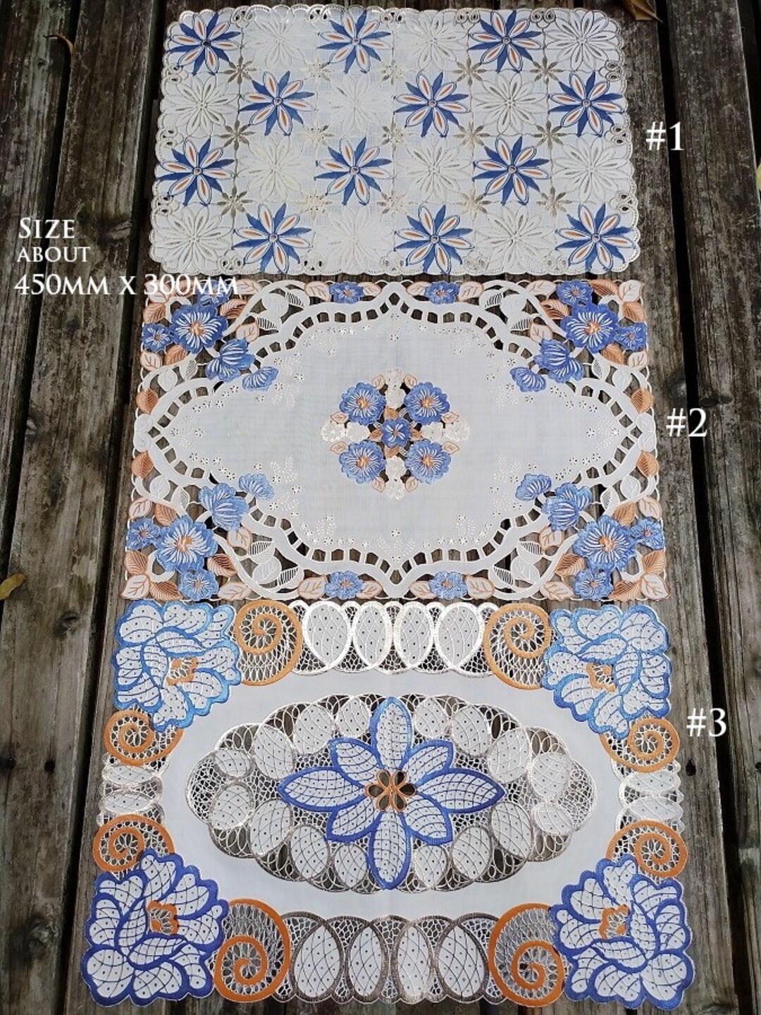 Elegant Colorful Plastic Lace Table Mat,outdoor Doilies,table Decor