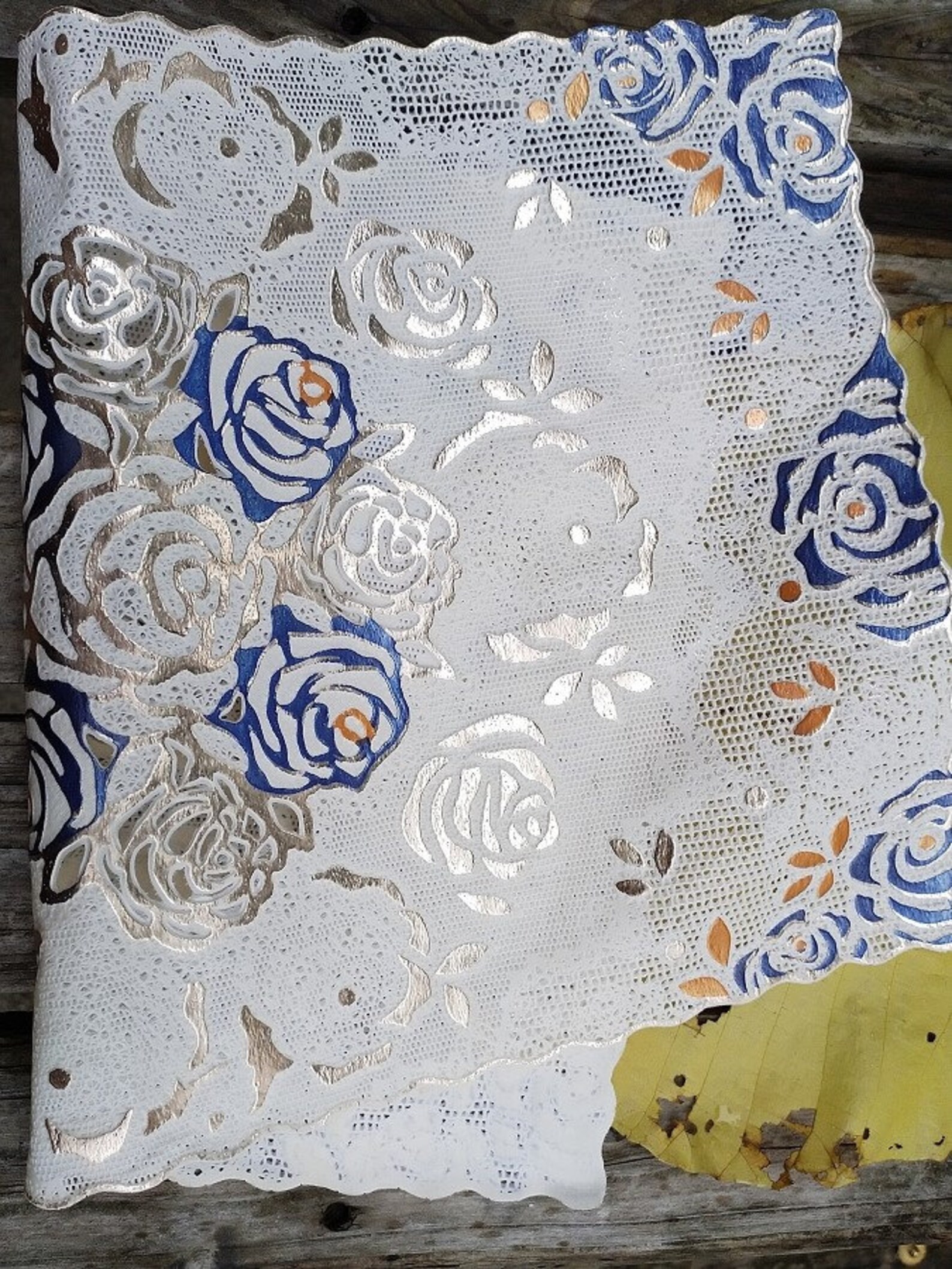 Elegant Colorful Plastic Lace Table Matoutdoor Doilies Etsy