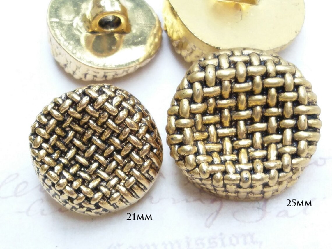 Irregular Shapes Antique Gold Buttons21mm34l/25mm40lhigh - Etsy