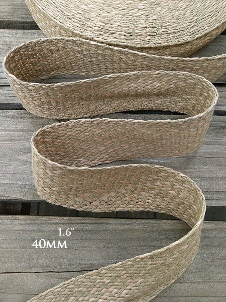 40mm Cotton Nylon Braid Ribbon Trim,Craft Tape by 3 meter. 1.6 Haberdashery