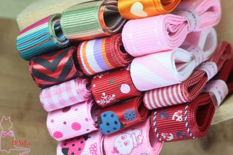 40 Meter Cartoon printed ribbon 180g Print Grosgrain ribbon,Ribbon Multiple Material. 58 A42026-16mm