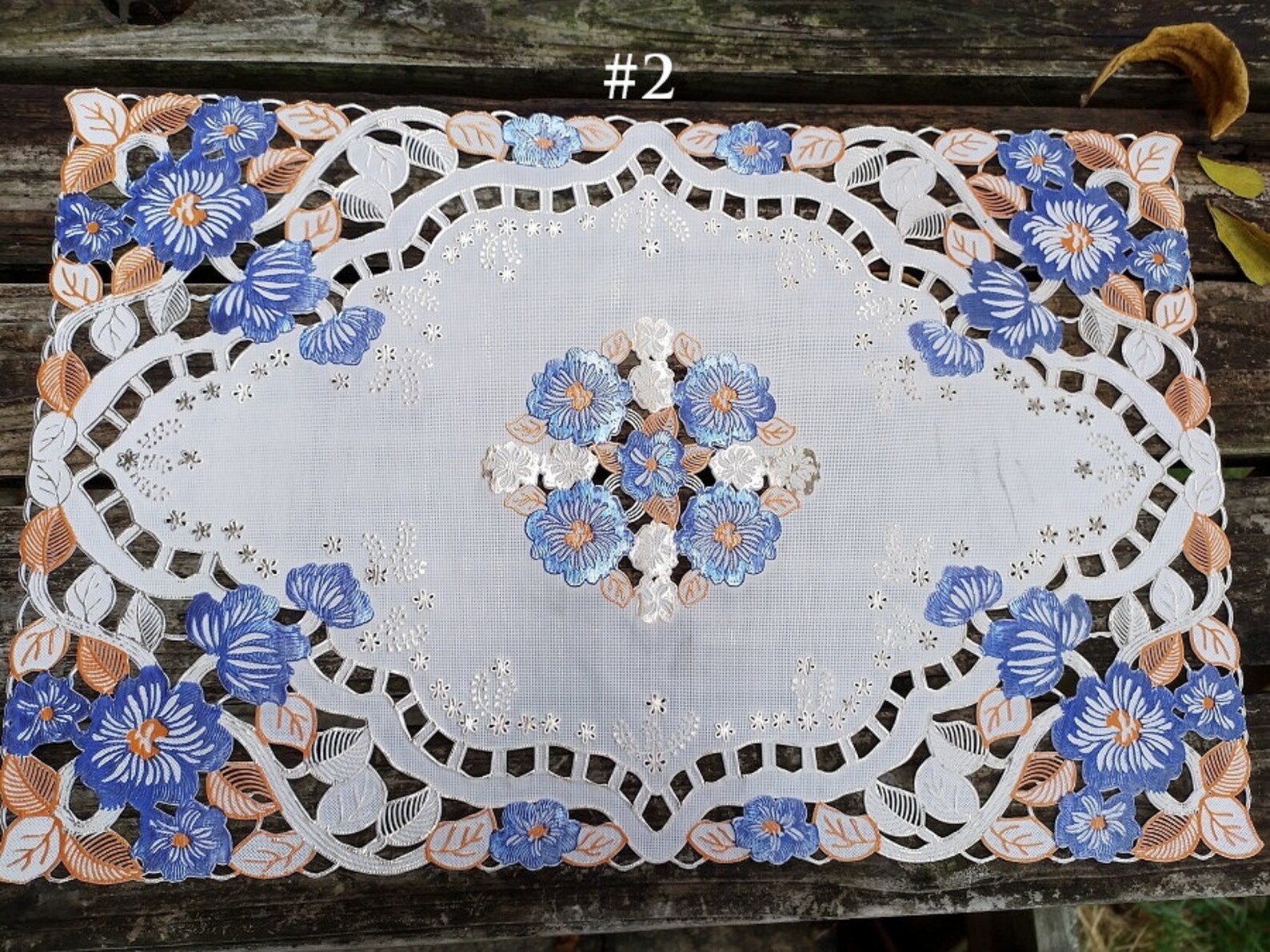 Elegant Colorful Plastic Lace Table Matoutdoor Doiliestable Etsy