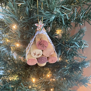 Christmas Tree Cork Ornament