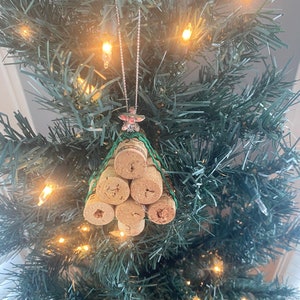 Christmas Tree Cork Ornament