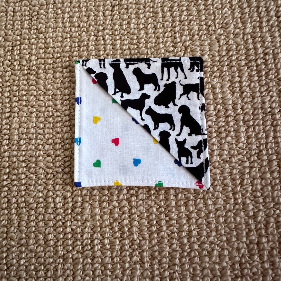 Dog Themed Fabric Corner Bookmark - Etsy
