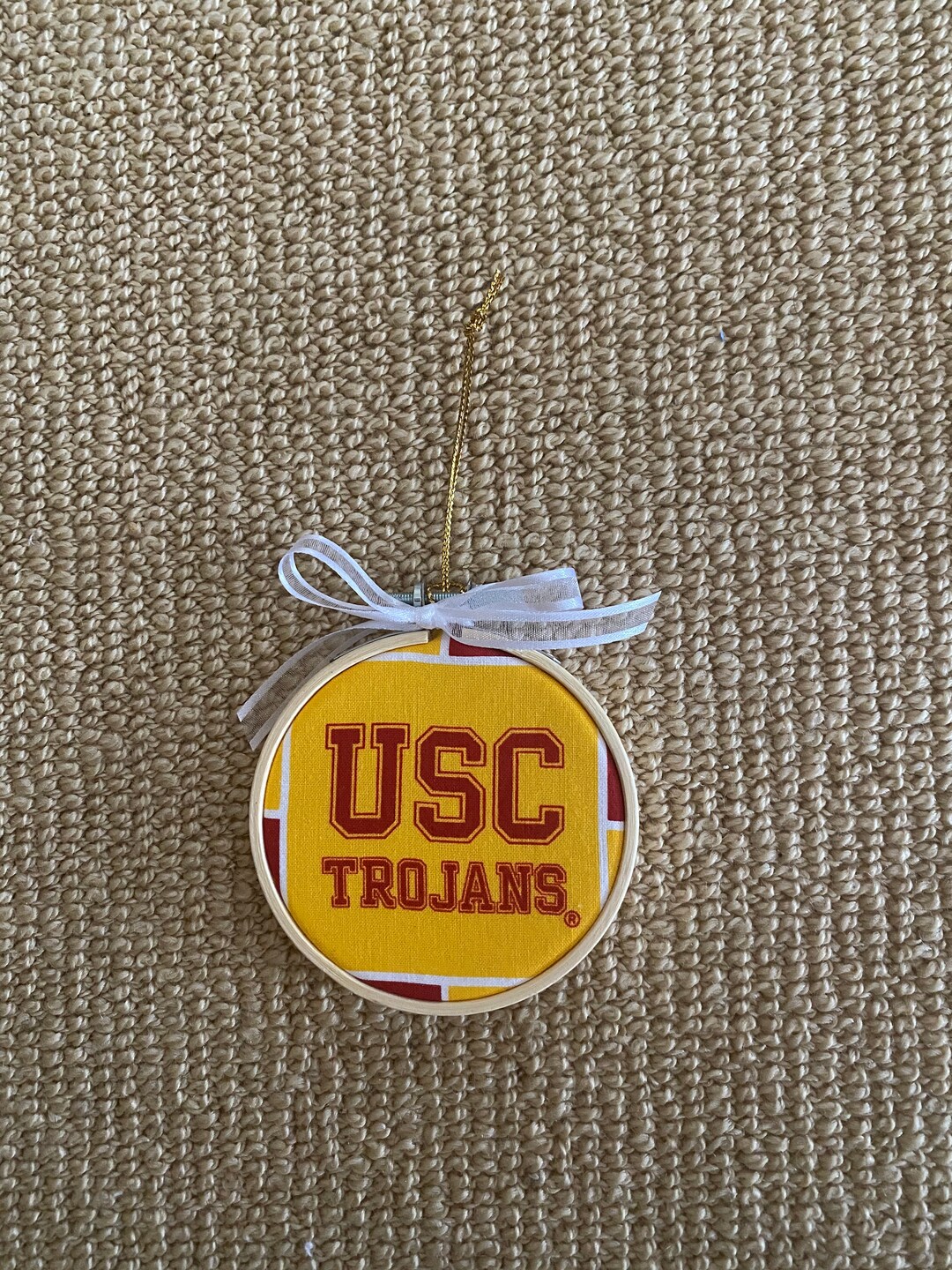 University of Southern California USC Trojans Christmas Tree Ornament