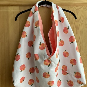 Peach Themed Large Origami Bag