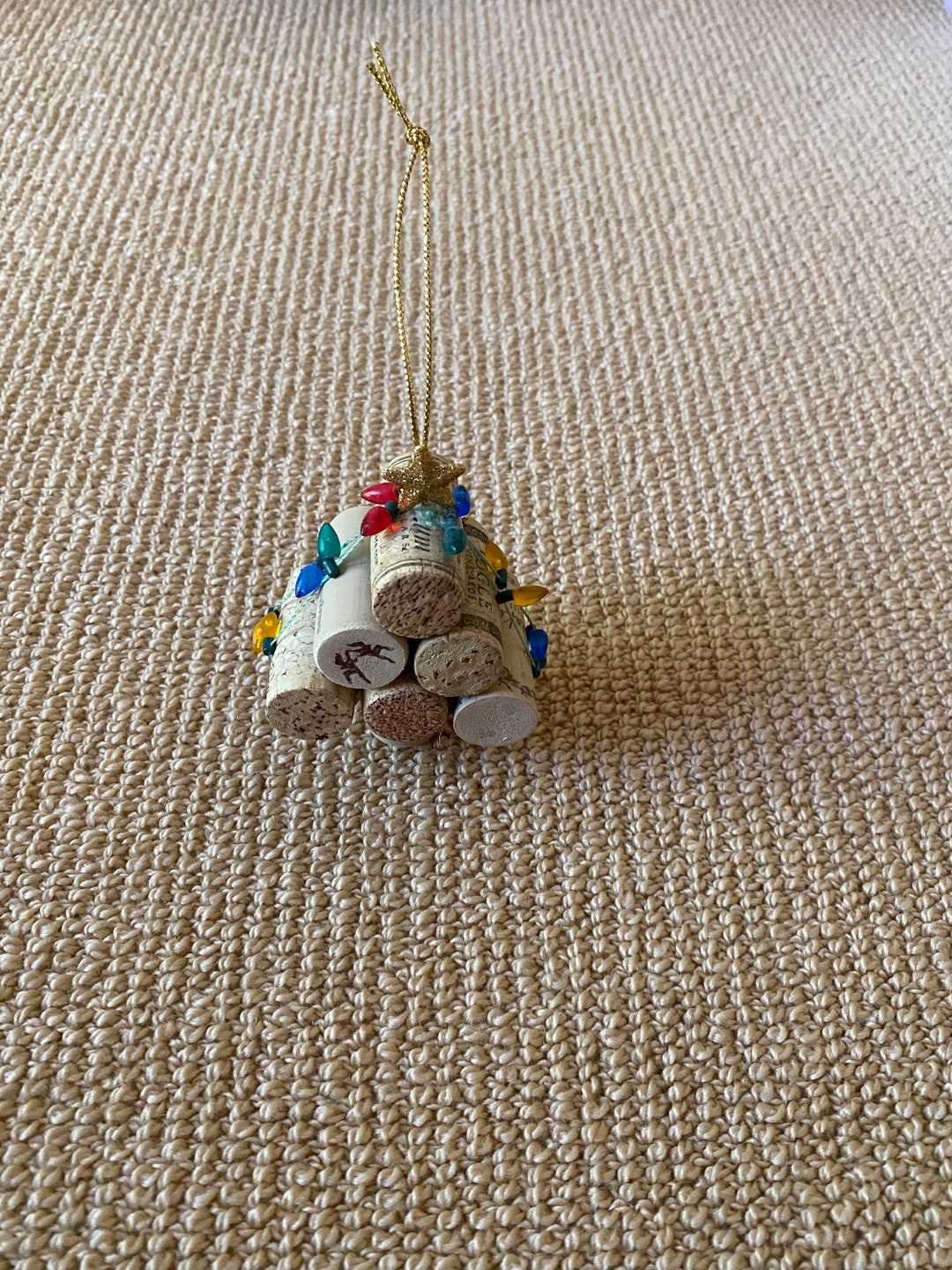 Christmas Tree Cork Ornament Etsy